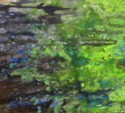 "am Ufer" Acryl auf Leinwand 230 x 150