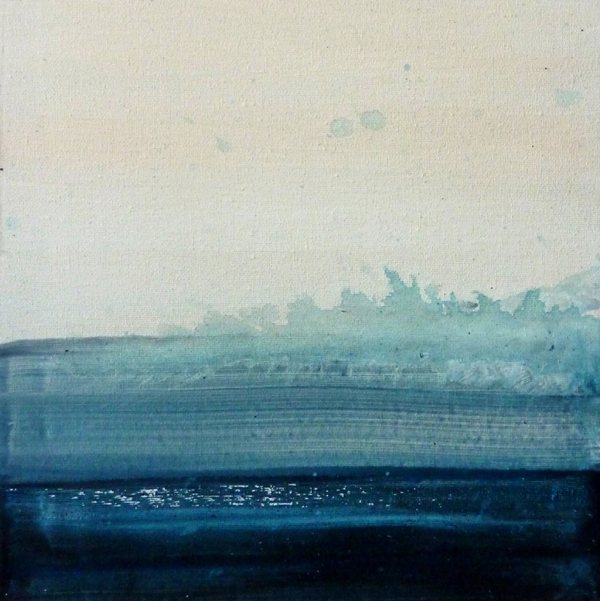 "Anfang" Acryl auf Leinwand 30 x 40