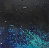 "Tiefenrausch" Acryl auf Leinwand 30 x 30